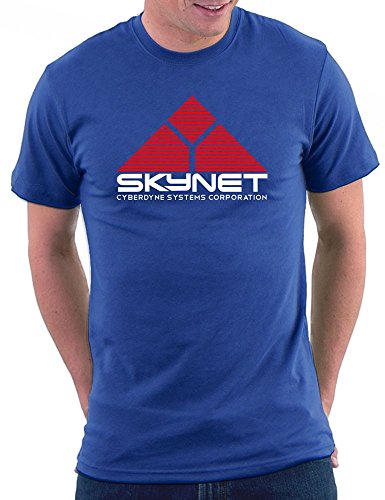 Terminator Skynet T-shirt, Größe L, Royal von Million Nation