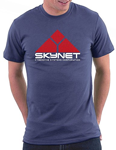 Terminator Skynet T-shirt, Größe M, Denim von Million Nation