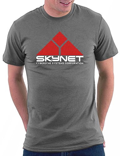 Terminator Skynet T-shirt, Größe XXL, Darkgrey von Million Nation