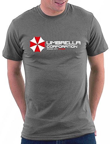 Umbrella Resident Evil T-Shirt, Größe L, Darkgrey von Million Nation