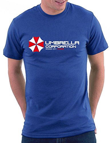 Umbrella Resident Evil T-Shirt, Größe L, Royal von Million Nation
