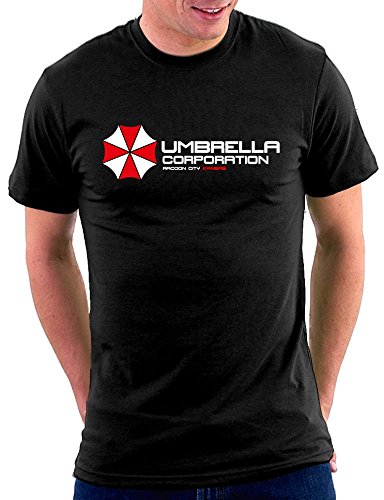 Umbrella Resident Evil T-Shirt, Größe M, Schwarz von Million Nation