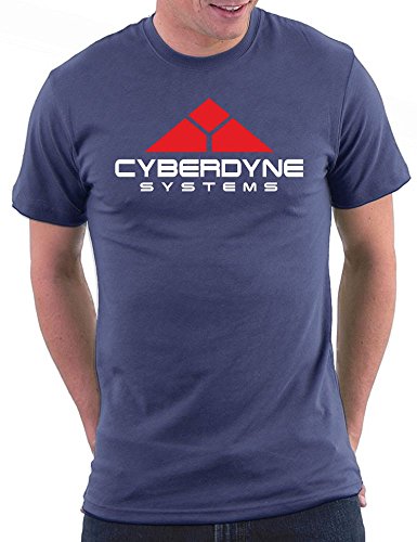 Terminator Cyberdine Systems T-shirt, Größe L, Denim von Million Nation