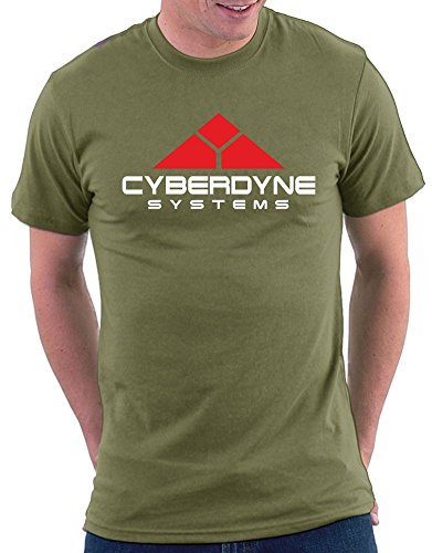 Terminator Cyberdine Systems T-shirt, Größe L, Khaki von Million Nation