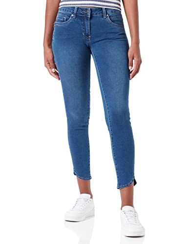 Million X Damen Victoria Ankle Zip Jeans, Stone Blue Denim, 34W / 28L von Million X