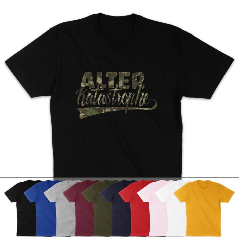 Alter Katastrophe Shirt Camouflage Us Army T-Shirt Bundeswehr Sprüche Kfz Mechaniker Schrauber Million Threads von MillionThreads
