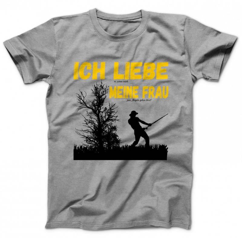 Angler Geburtstag T-Shirt Ich Liebe Es Wenn Mich Meine Frau Zum Angeln Gehen Lässt Angelsport Fisching Angel Shirt von MillionThreads