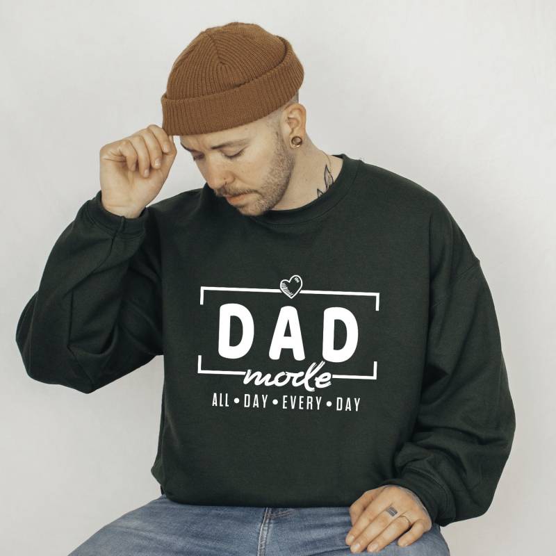 Dad Sweatshirt Papa Pullover Mode All Day Every Vatertagsgeschenk Vater Geschenk Sweater Million Threads von MillionThreads