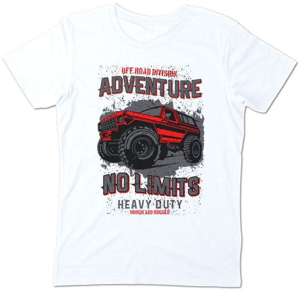 Geländewagen Shirt Suv No Limits Off-Road 4x4 Adventure T-Shirt von MillionThreads