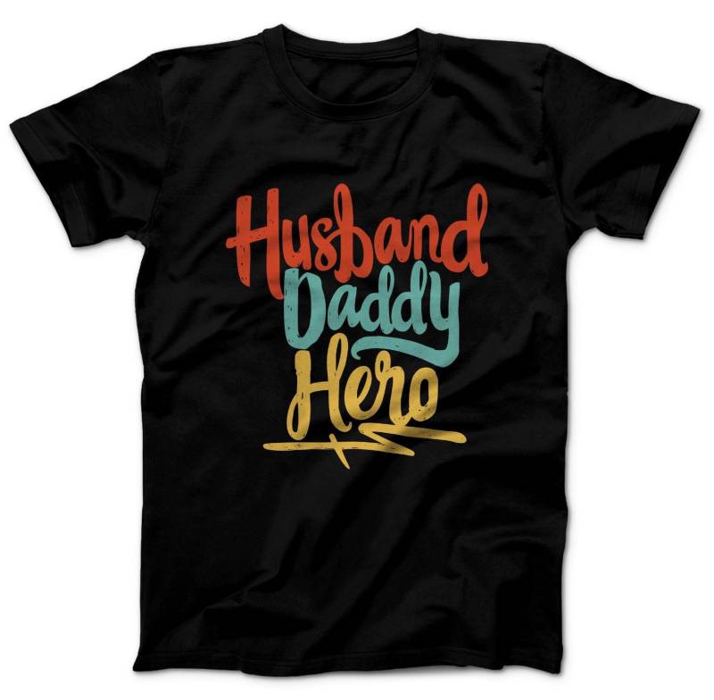 Vatertag Shirt Papa Geschenk Husband Daddy Hero T-Shirt Für Männer Geburtstag Vatertagsgeschenk von MillionThreads