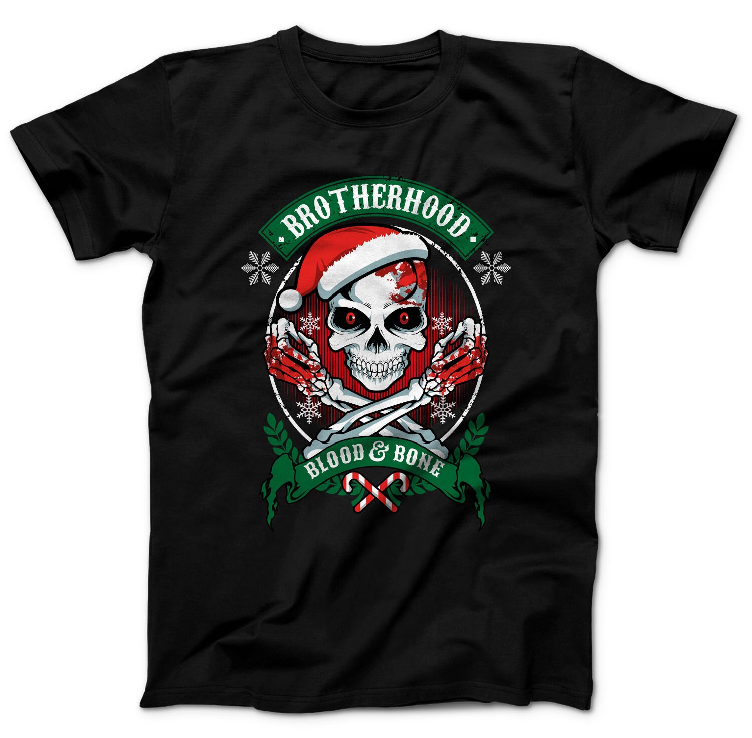 Weihnachten Santa Shirt Christmas Skull Dark Brotherhood Fun S - 5xl von MillionThreads