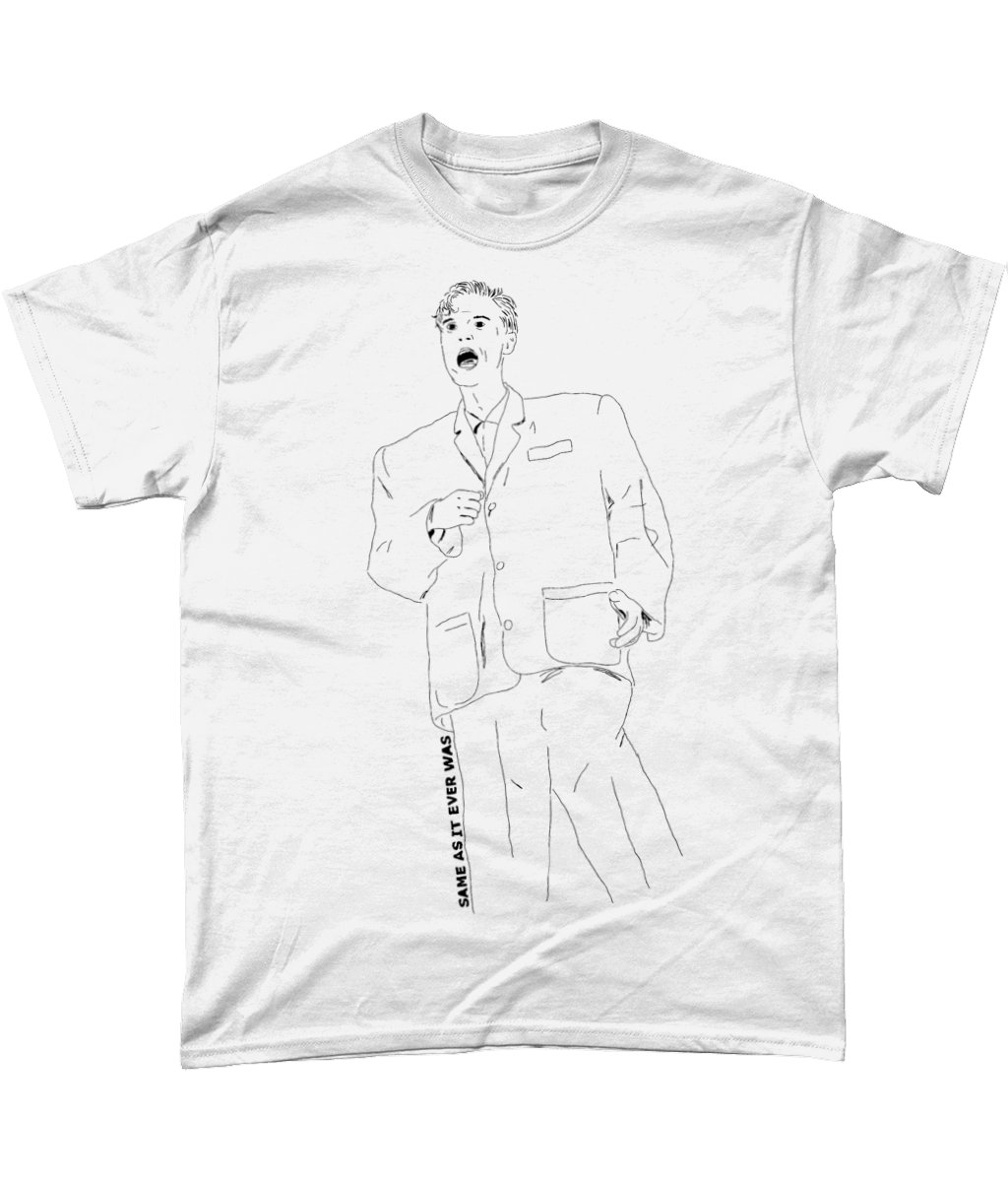 David Byrne in Einem Großen Anzug - Weißes T-Shirt Talking Heads Stop Making Sense David Byrne in Einem Großen Anzug - Weißes T-Shirt Talking Heads Stop Making Sense von MillionaireInYen