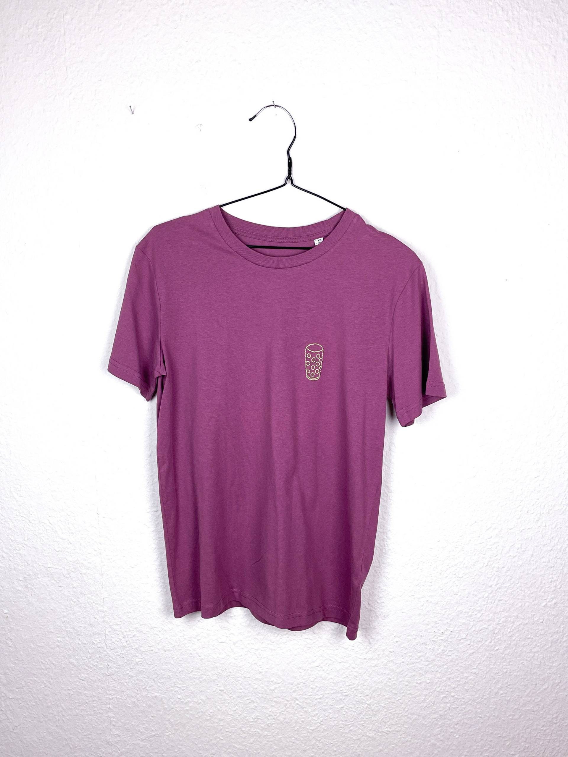 Sale Buntes Besticktes Dubbeglas Bio-Baumwollshirt von Milliway