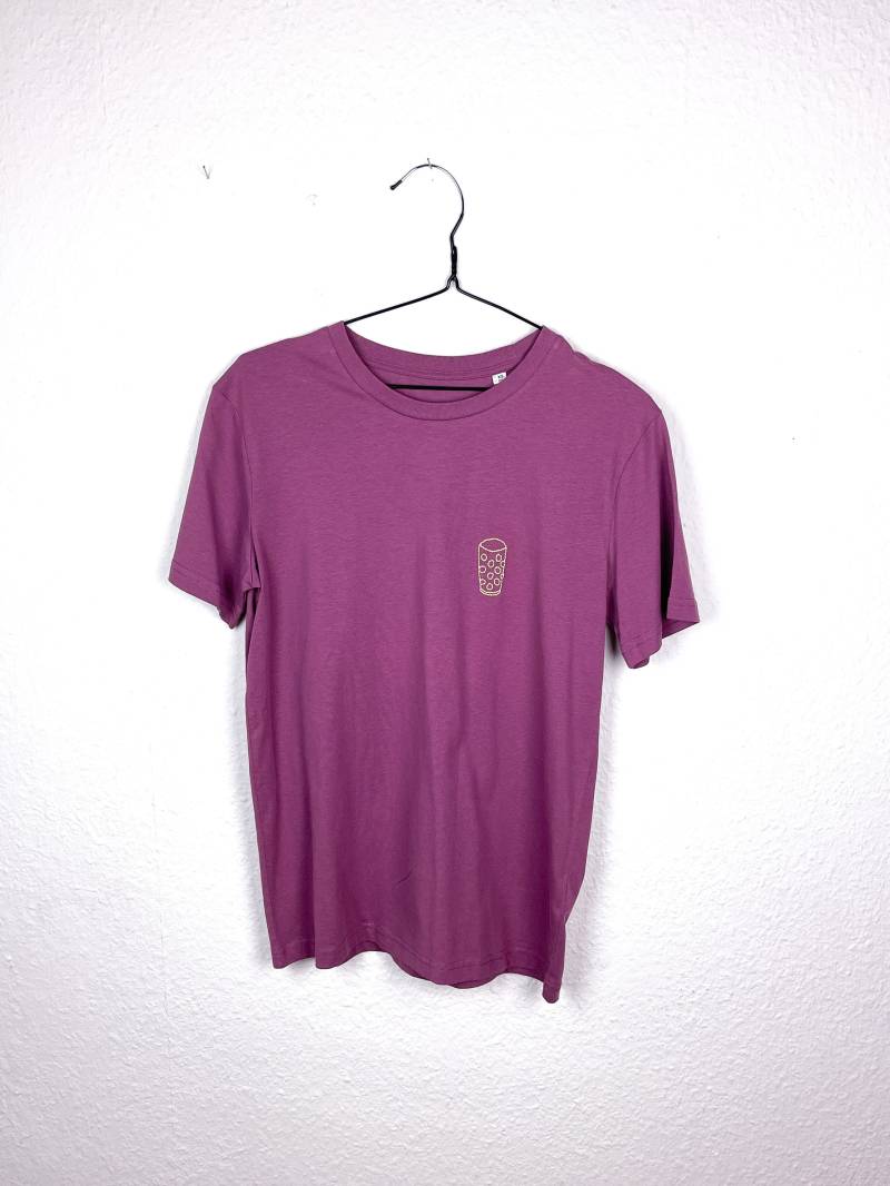 Sale Buntes Besticktes Dubbeglas Bio-Baumwollshirt von Milliway