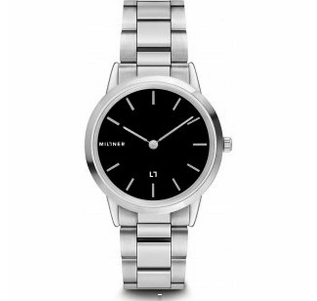 Millner Automatikuhr Chelsea - Silber Schwarz von Millner