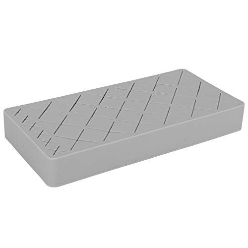 Milltrip 24 Slots Silicon Lippenstift Organizer, Make -up -Kosmetikhalter -Speicher -Box Display Ständer (Grau) von Milltrip