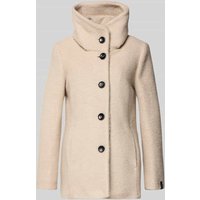 Milo Coats Jacke mit Stehkragen Modell 'JESSE' in Offwhite, Größe 42 von Milo Coats