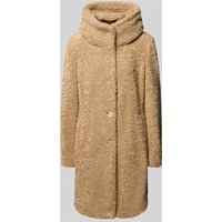 Milo Coats Mantel aus Teddyfell Modell 'STELLA' in Sand, Größe 38 von Milo Coats