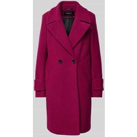 Milo Coats Mantel mit Reverskragen Modell 'Caro' in Fuchsia, Größe 40 von Milo Coats