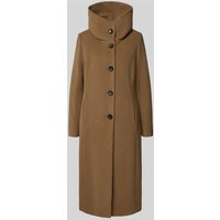 Milo Coats Mantel mit Stehkragen Modell 'STACY' in Taupe, Größe 42 von Milo Coats