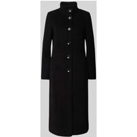 Milo Coats Slim Fit Wollmantel mit Kaschmir-Anteil Modell 'ELSA' in Black, Größe 44 von Milo Coats