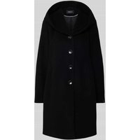Milo Coats Wollmantel mit Kaschmir-Anteil Modell 'BELLA' in Black, Größe 48 von Milo Coats