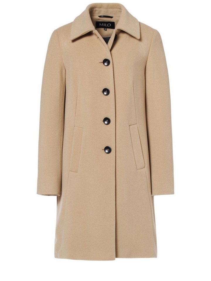 Milo Winterjacke Mantel Isa (Wollmischung) beige Damen von Milo