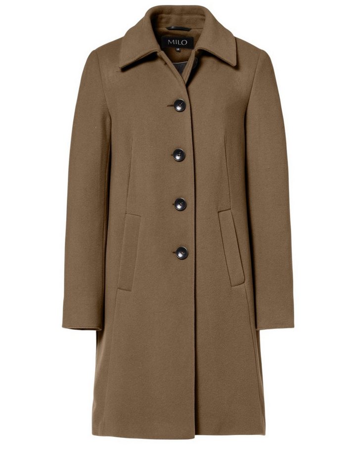 Milo Winterjacke Mantel Isa (Wollmischung) braun Damen von Milo