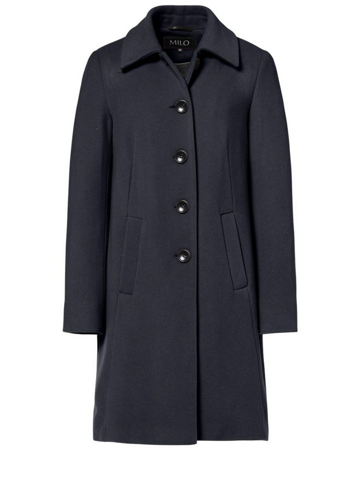 Milo Winterjacke Mantel Isa (Wollmischung) navyblau Damen von Milo
