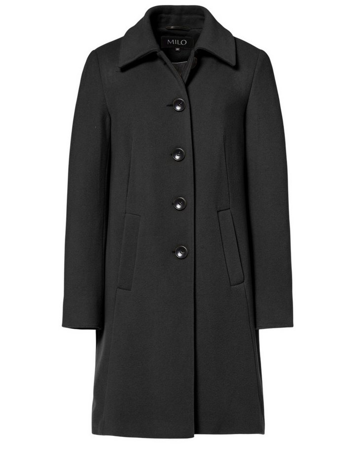 Milo Winterjacke Mantel Isa (Wollmischung) schwarz Damen von Milo