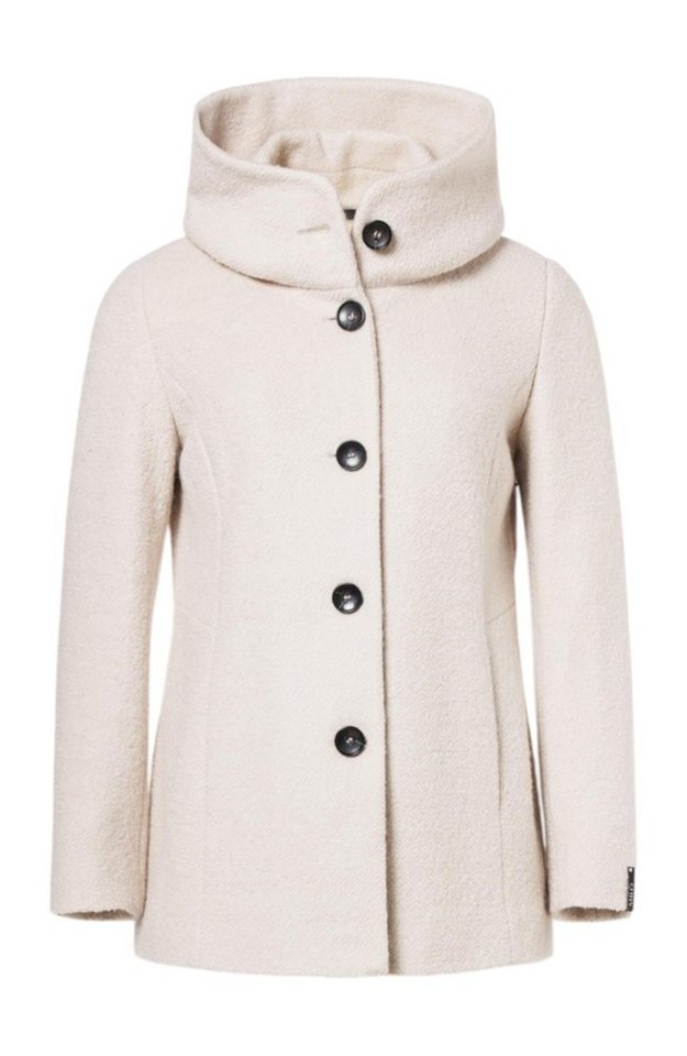 Milo Wintermantel Jesse (Wollmischung, warm, mit Kapuze) offweiss Damen von Milo