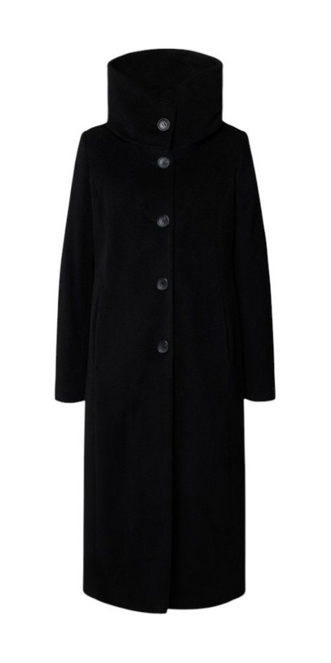 Milo Wintermantel Stacy (Wollmischung, warm, mit Kapuze) schwarz Damen von Milo