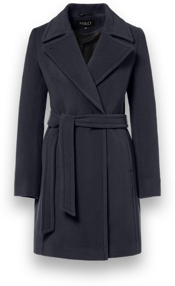 Milo Wintermantel Wanya (Wollmischung) navyblau Damen von Milo