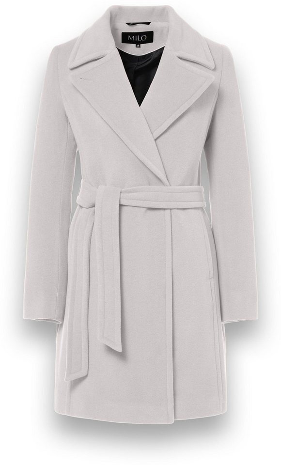 Milo Wintermantel Wanya (Wollmischung) stonegrau Damen von Milo