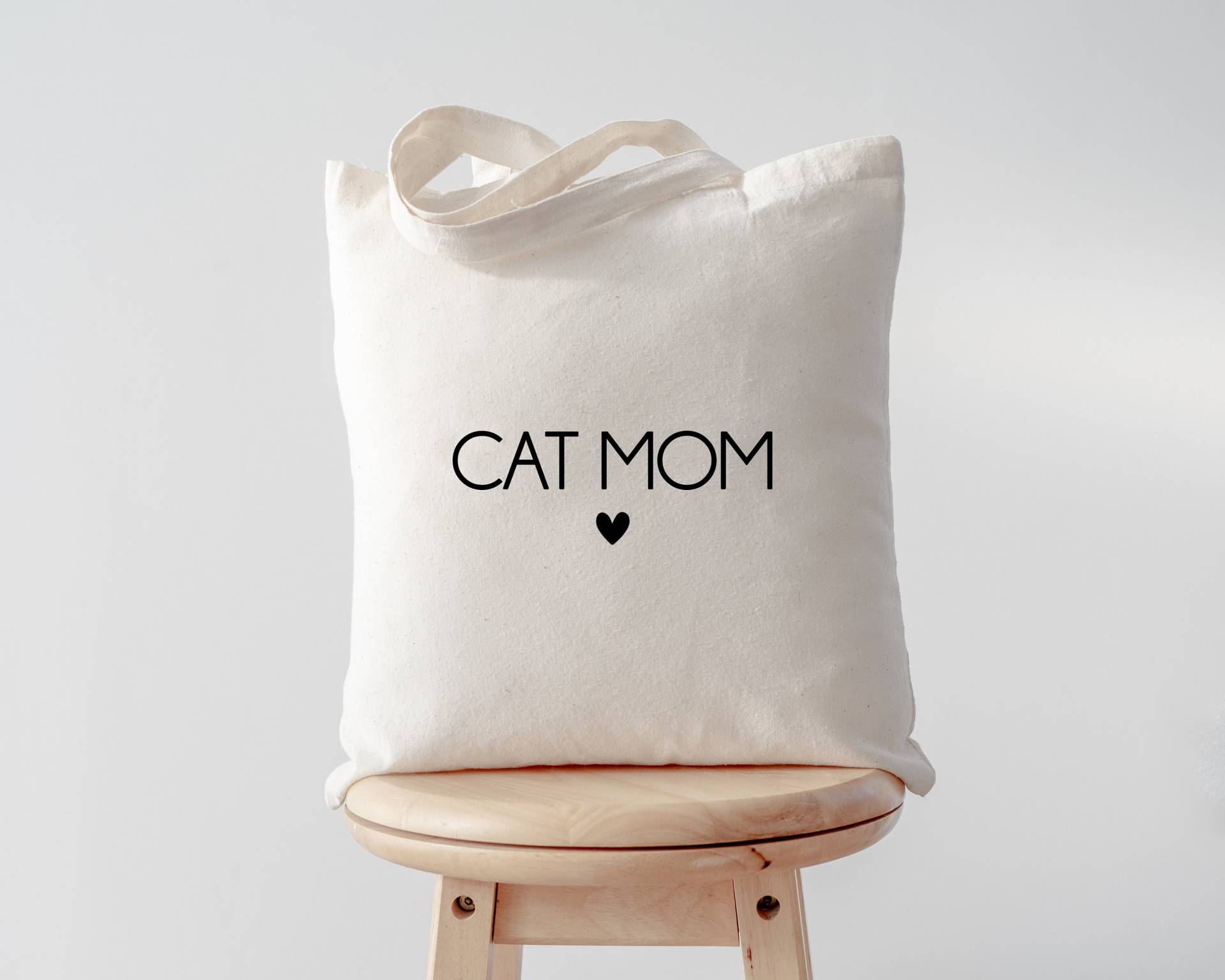 Baumwolltasche Cat Mom Baumwolltasche Cat Mom von Miloveby