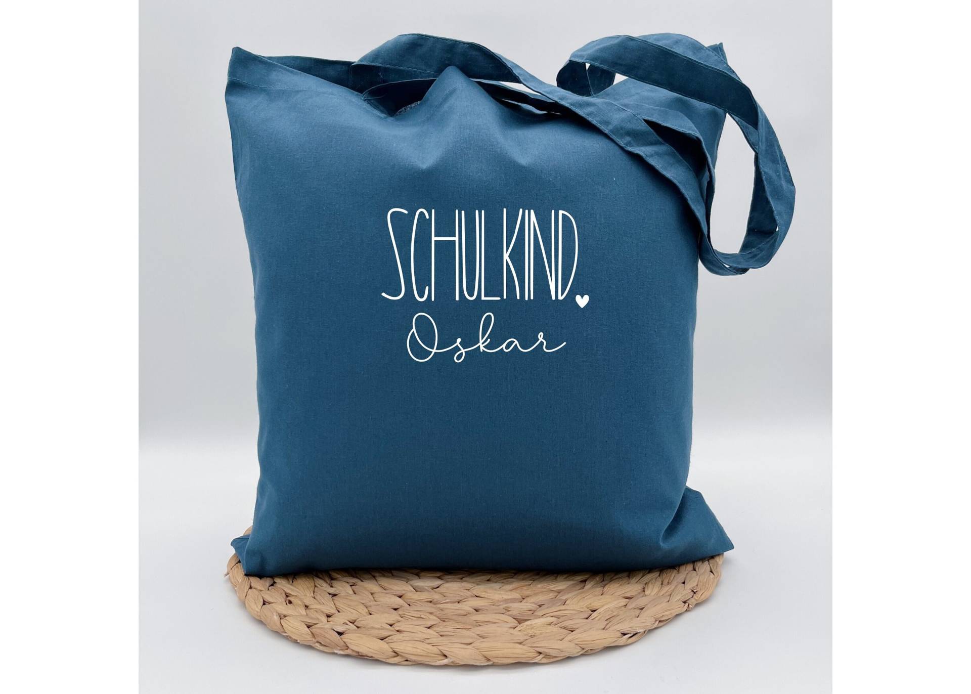 Personalisierte Baumwolltasche Schulkind Personalisierte Baumwolltasche Schulkind von Miloveby