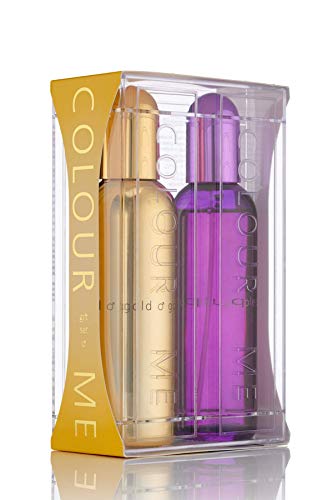 Color Me Gold Homme & Color Me Purple - 2x100ml Eau de Parfum, Twin Pack by Milton-Lloyd von COLOUR ME