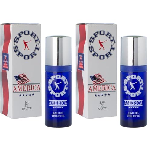 Milton-Lloyd America - Fragrance for Men - 50ml Eau de Toilette (Packung mit 2) von Milton-Lloyd