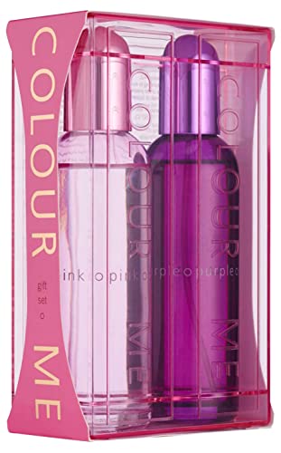 Color Me Pink & Color Me Purple - 2x100ml Eau de Parfum, Twin Pack by Milton-Lloyd von COLOUR ME