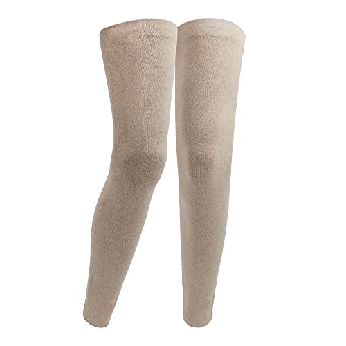 Milya Damen Lange Winter Kaschmir Beinwärmer Stulpen Overknee Gestrickte Strümpfe Legwarmers Beinstulpen Kniestrümpfe von MilyaDE