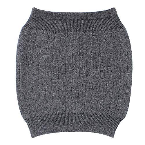 Milya Winter Kaschmir Nierenwärmer Rückenwärmer Elastisch Taille Unterstützung (Grau Plüschfutter) von MilyaDE