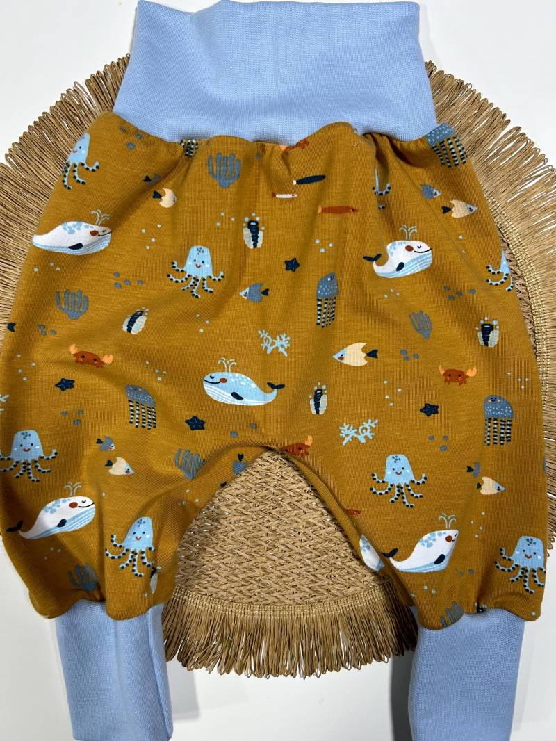 Pumphose Meerestiere Gr. 50/56 Bis 122/128 von MimaLilu