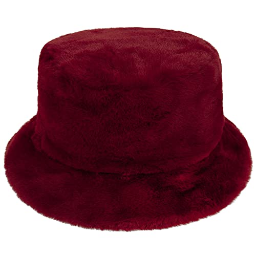 Mimfutu Winter Fischerhut Fluffy Bucket Hat für Damen Herren (Rot) von Mimfutu