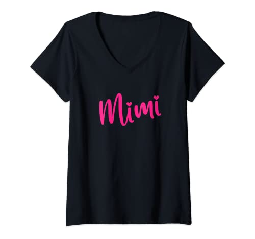 Damen Mimi Shirt - T-Shirt Geschenk für Oma Großmutter T-Shirt T-Shirt mit V-Ausschnitt Damen Mimi Shirt - T-Shirt Geschenk für Oma Großmutter T-Shirt T-Shirt mit V-Ausschnitt von Mimi T-Shirts