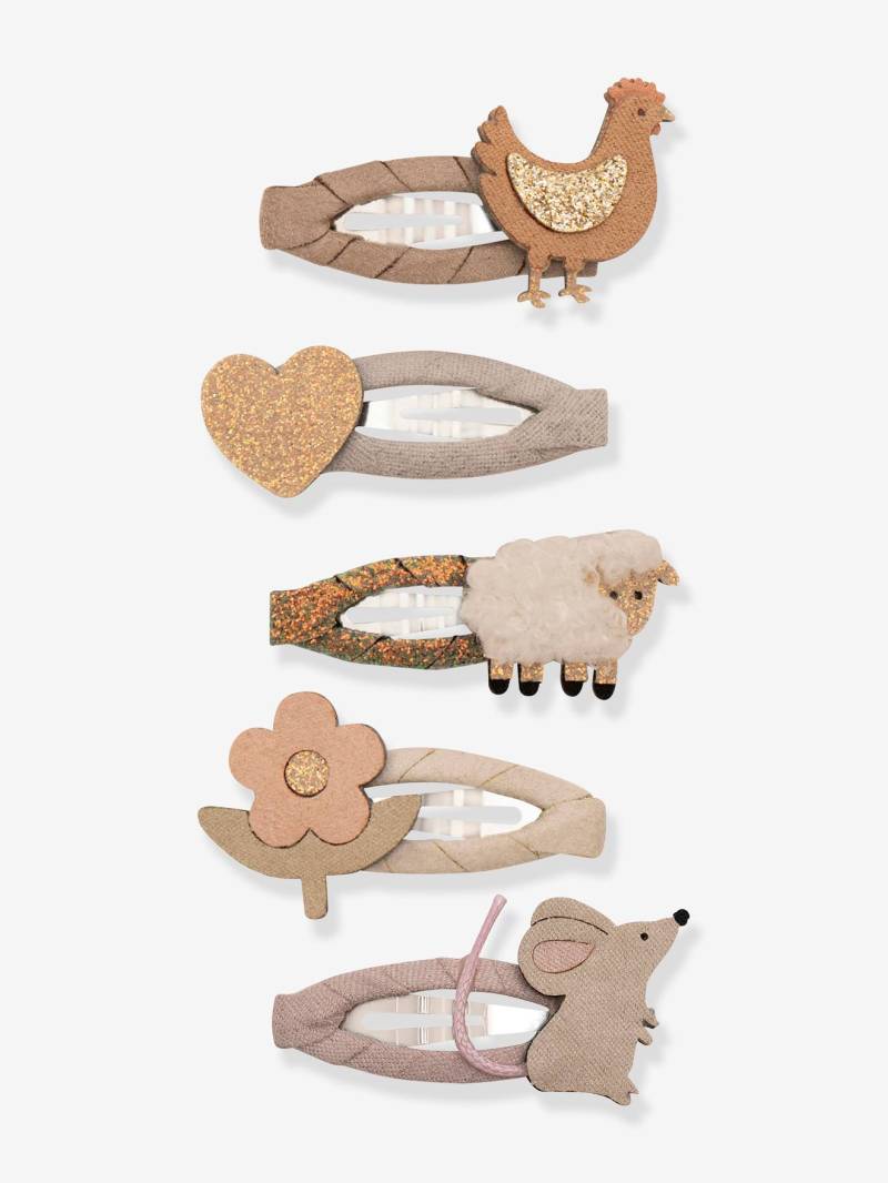5er-Set Haarspangen FARM ANIMAL Mimi & Lula Mädchen von Mimi & Lula