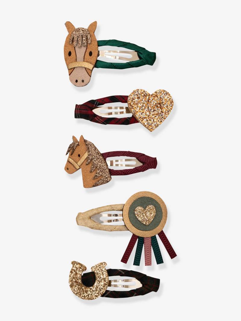 5er-Set Haarspangen PONY PALS Mimi & Lula Mädchen von Mimi & Lula