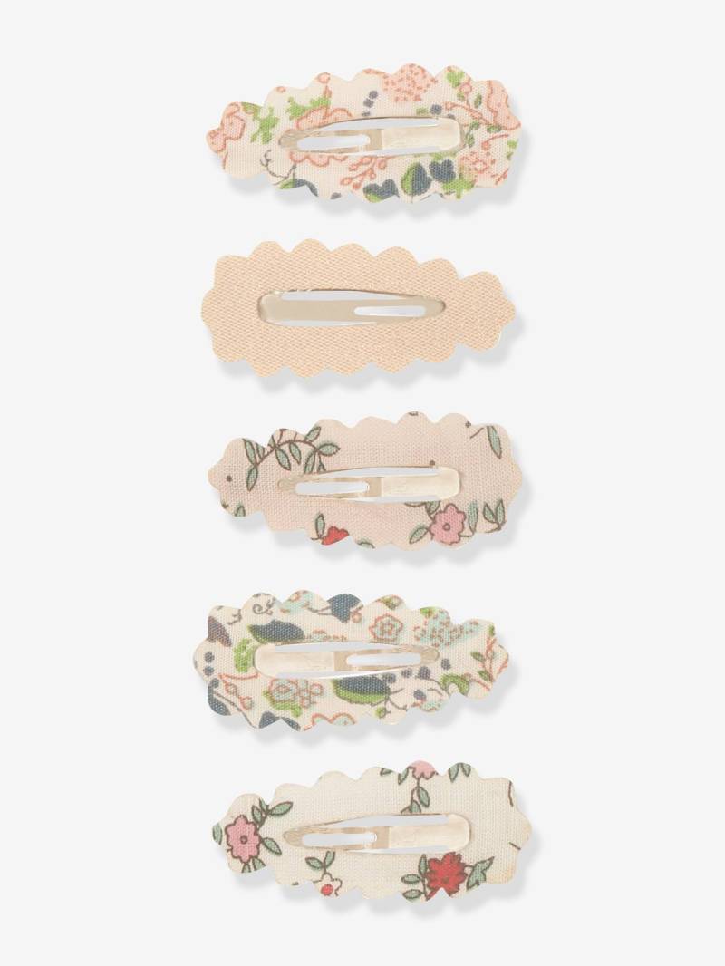 5er-Set Mädchen Mini-Haarspangen SCALLOPED FLORAL MINI CLIC CLACS Mimi & Lula von Mimi & Lula