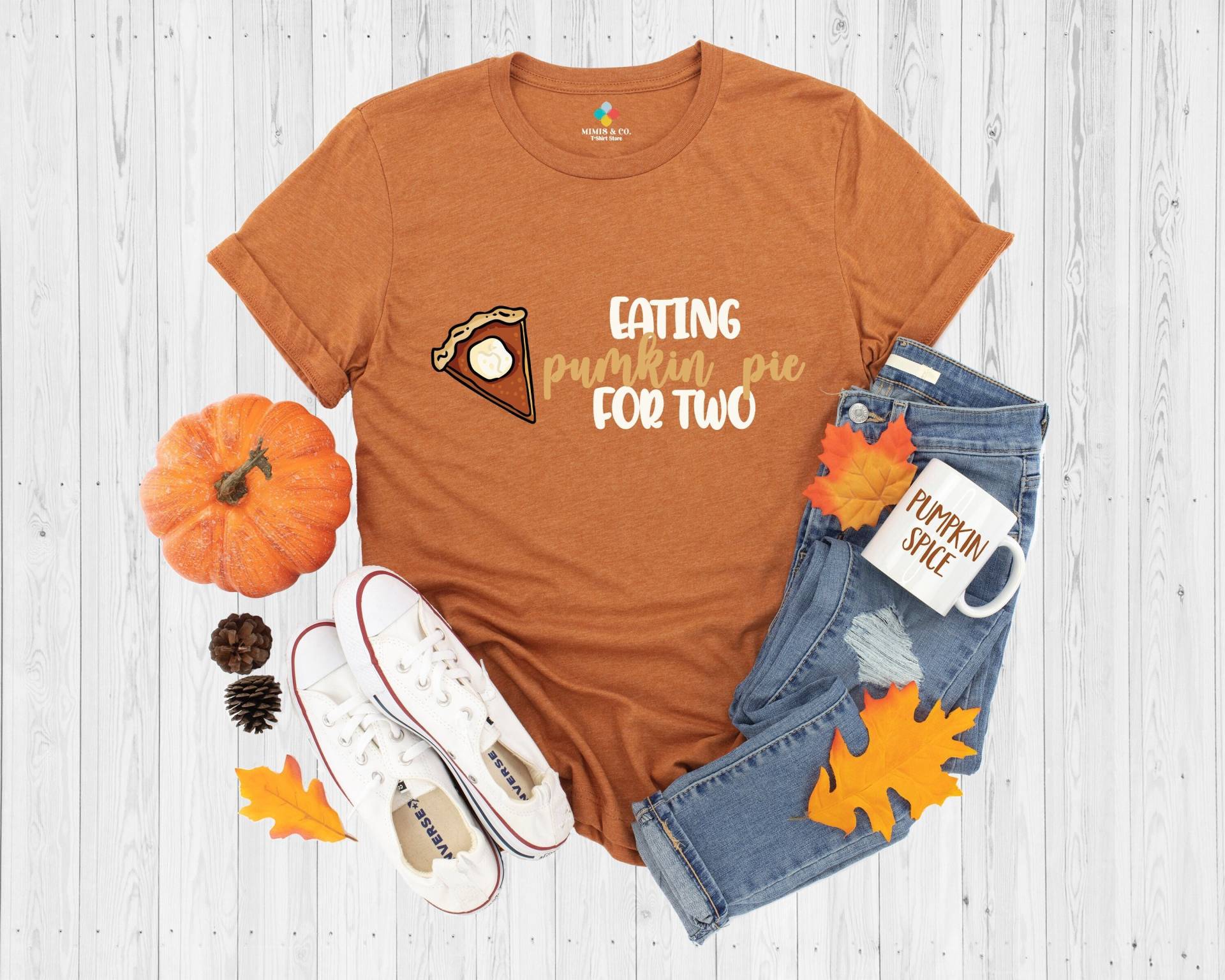 Herbst Schwangerschaft Shirt, Thanksgiving Ankündigung, Werdende Mama Geschenk, Kürbis Umstandsshirt, Reveal von MimisAndCo