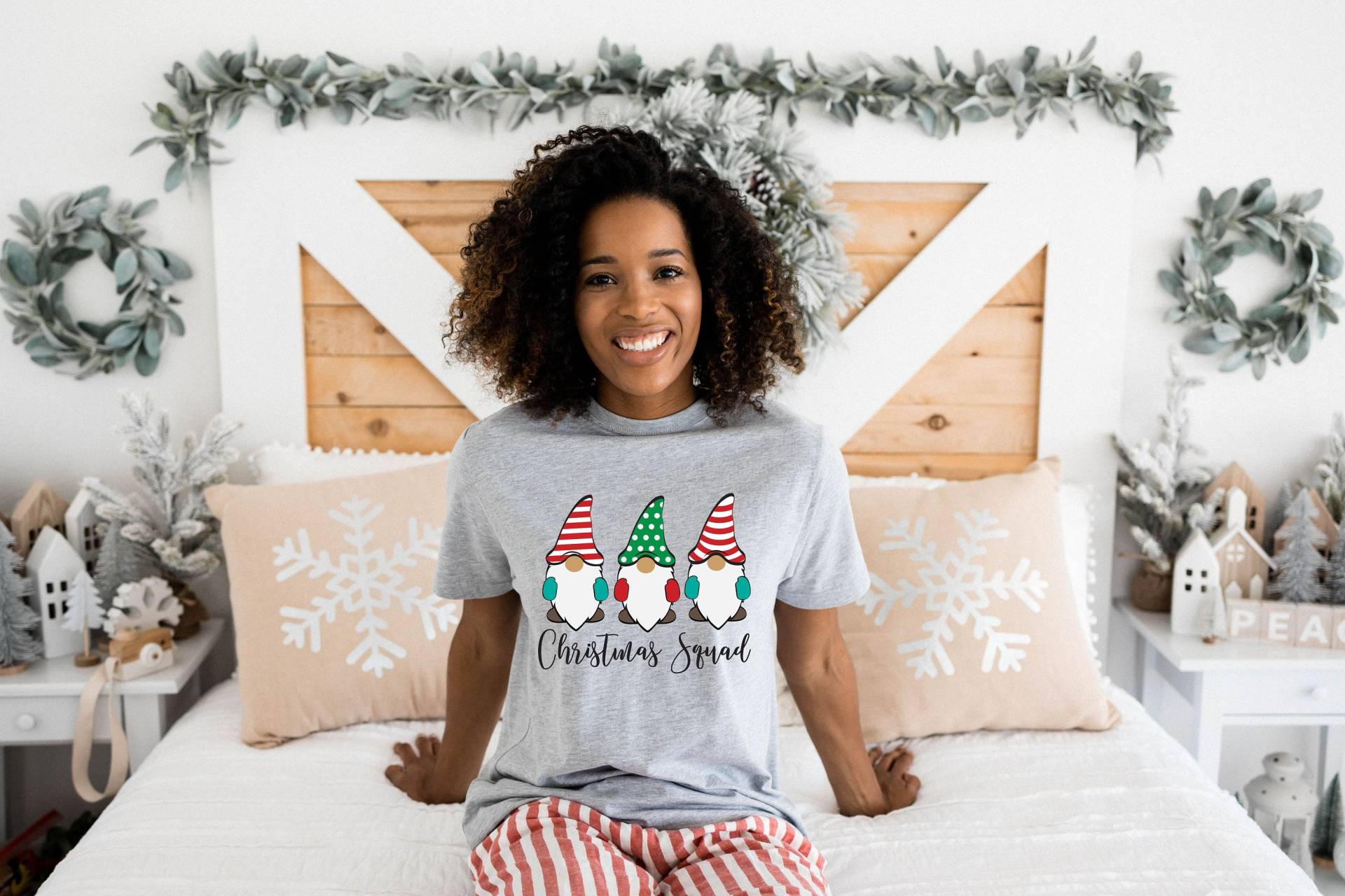 Wichtel Shirt, Weihnachts Pyjamas, Familie Weihnachten Outfits, Weihnachtsstaffel Passende Schlafanzug, Familien Pyjamas von MimisAndCo