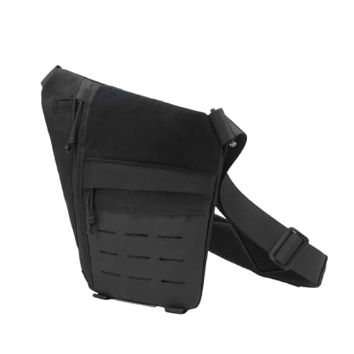 Mimoqk Achseltasche, Anti-Diebstahl-Umhängetasche, Umhängetasche, Mehrzweck-Nylon-Tasche, wasserdicht und verschleißfest, verstellbarer Riemen für Outdoor-Reisen, Geldbörse, Schwarz , Se référer au von Mimoqk